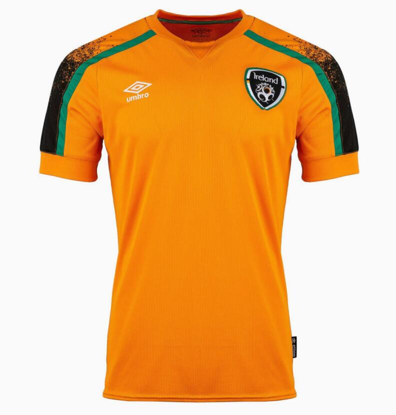 2021/22 Ireland Away Orange Soccer Jersey Shirt